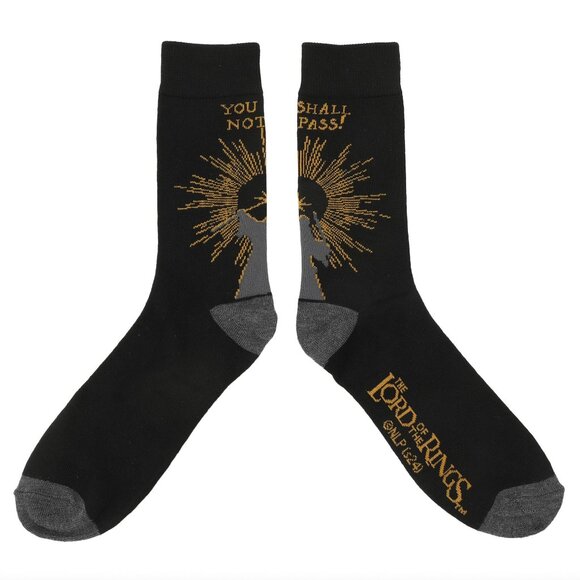 NWT Lord of the Rings Characters 5-Pair Casual Crew Socks - Picture 6 of 7